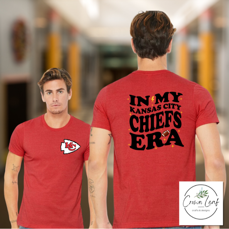 In My Kansas City Chiefs Era Red [Gildan Softstyle Heather Red Tee, Gildan Red Crewneck, Hoodie, or Long-Sleeve Tee] Main Image